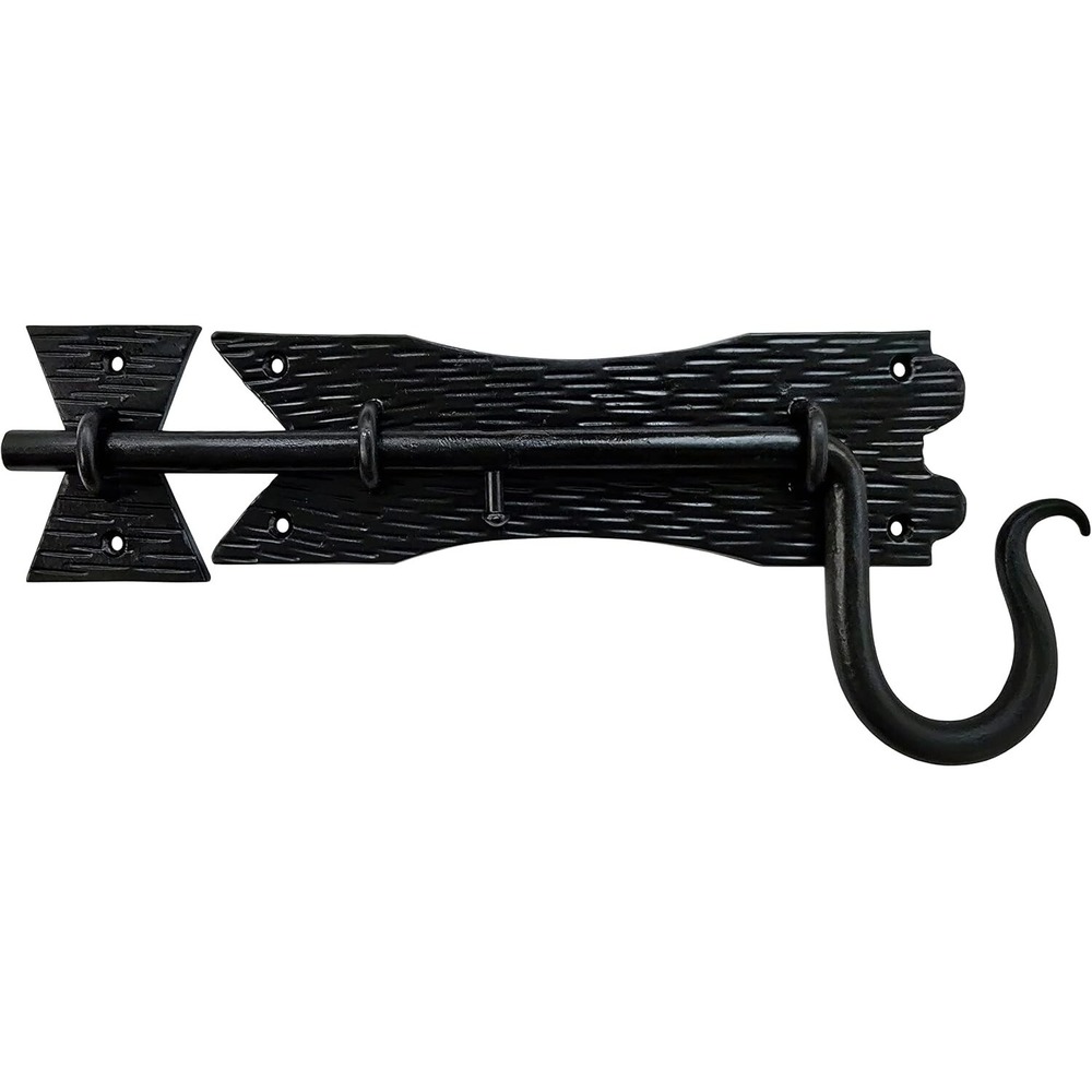 Akatva Premium Wrought Iron Black Antique Powder Coated Door Bolt